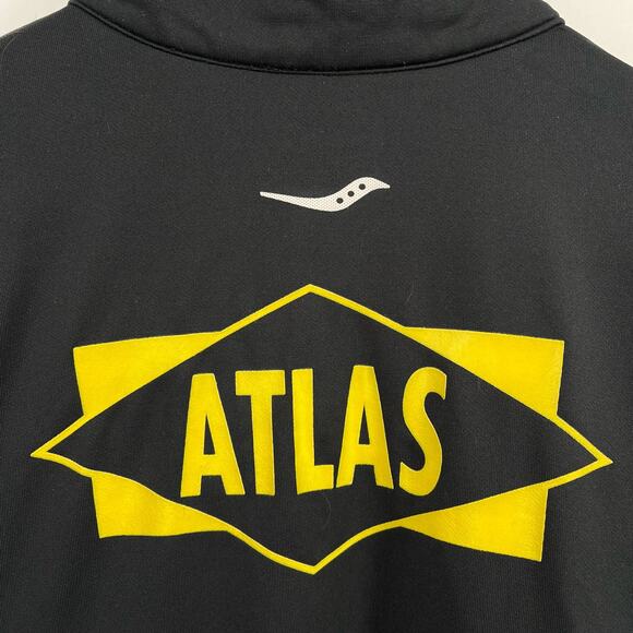 Saucony Atlas Snow Shoe Promo Pullover Shirt With Flashlight Mens Size XL Black - Picture 7 of 10